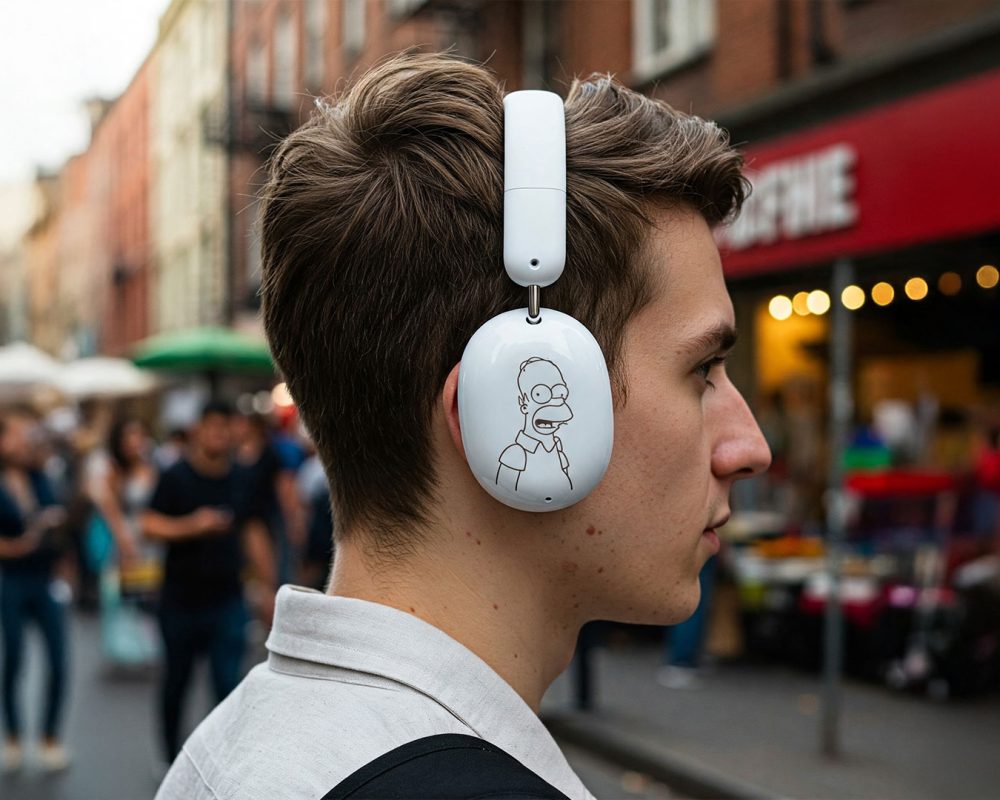 sector-moviles-aparatos-electronicos-grabado-airpod-max-cascos-homer-simpson